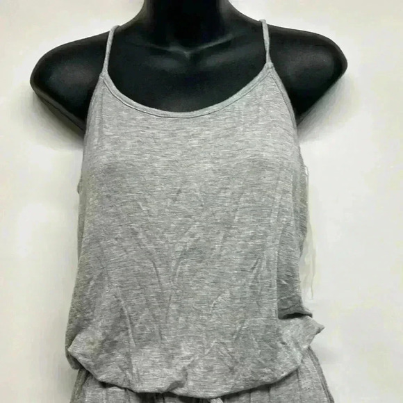 12 PM by Mon gray tank top jumpsuit size small - Picture 2 of 9
